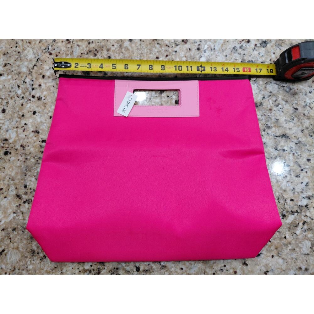 Clinique Pink tote bag